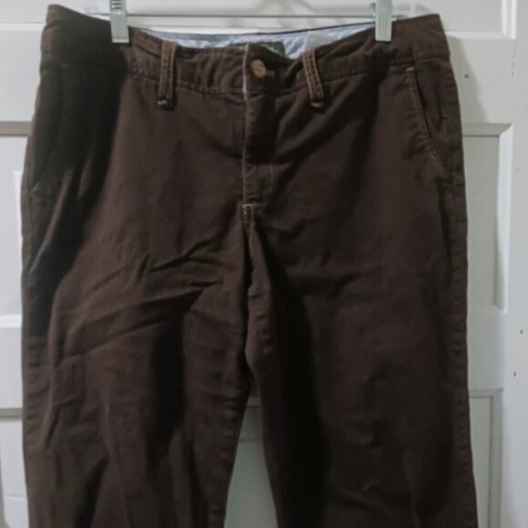 Womans Eddie Bauer Size 14 Brown Capris - Picture 1 of 5